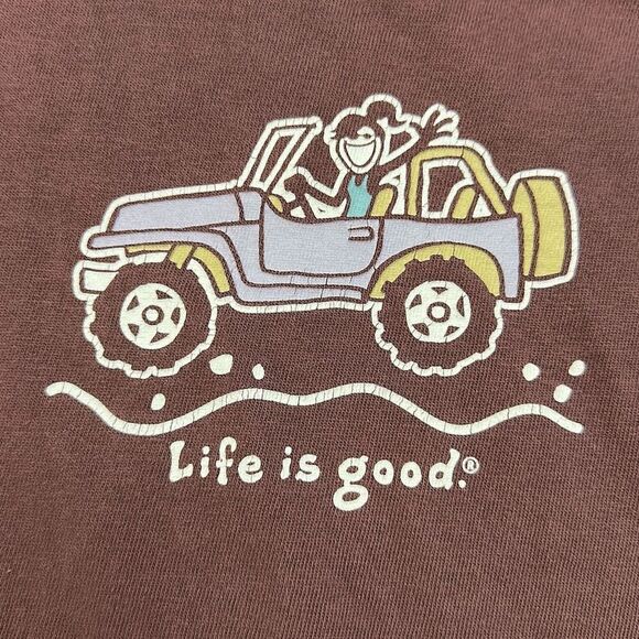 Life is Good Jackie Off Road Crusher Short-Sleeve T-Shirt Women’s Medium - Picture 2 of 5
